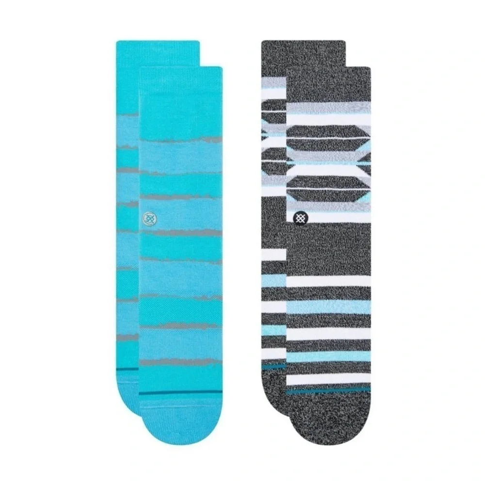 STANCE × WADE Men's Striped Lariet Crew Socks - L new